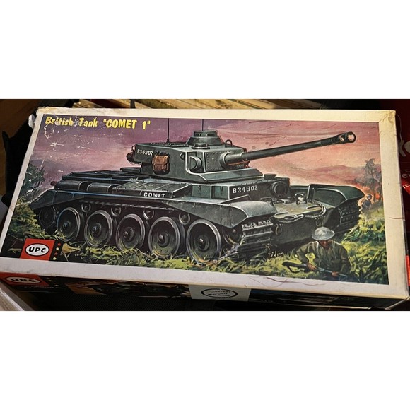 VTG UPC 1/40 Scale British Tank Comet 1 Model  No.5159 open box sealed kit 1966 - Picture 1 of 4